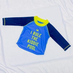 Baby GAP Boy's Long Sleeve Swim Shirt Kids Rash Guard UV Protect Beach Wear 6 12